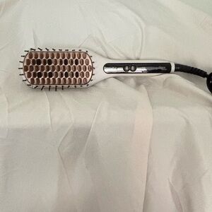 Remington Silver and Rose Gold Hair Straightening Brush